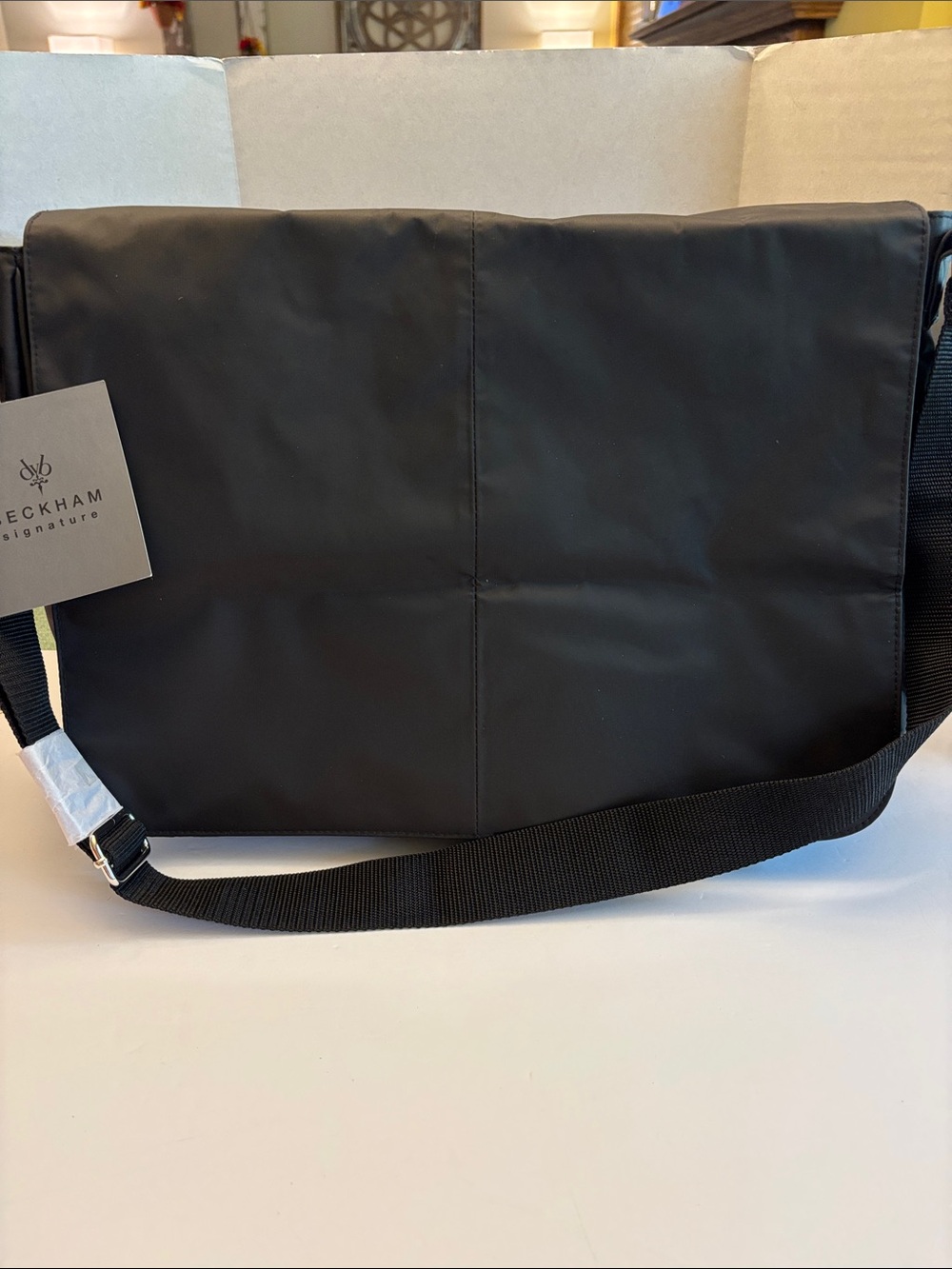 Victoria Beckham Signature Messenger Bag 16” x 11” x 6” Deep